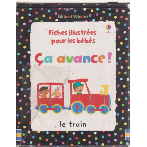 Ca avance!-le train-Fiches illustrees pour les bebes